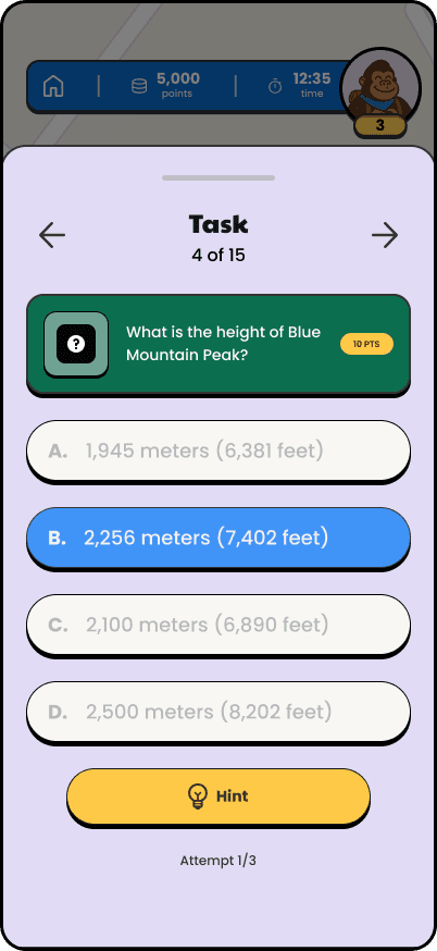 Question step 1
